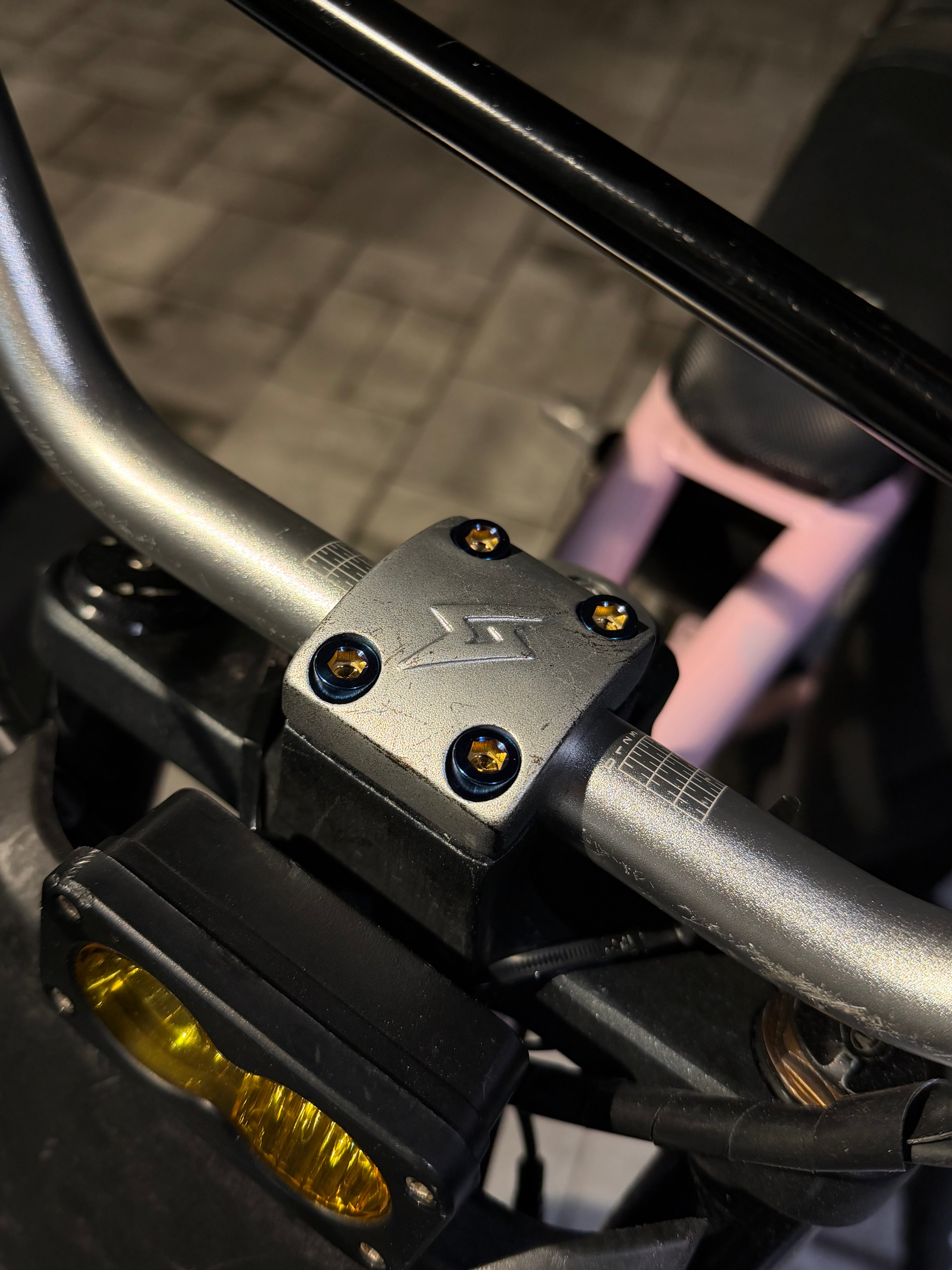 Super 73 Handlebar Mount Titanium Bolts