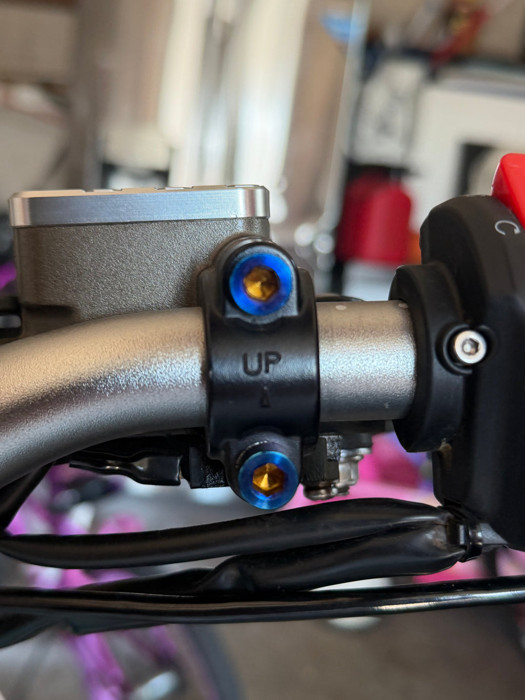 Titanium Bolts For Ultrabee Brake Mount