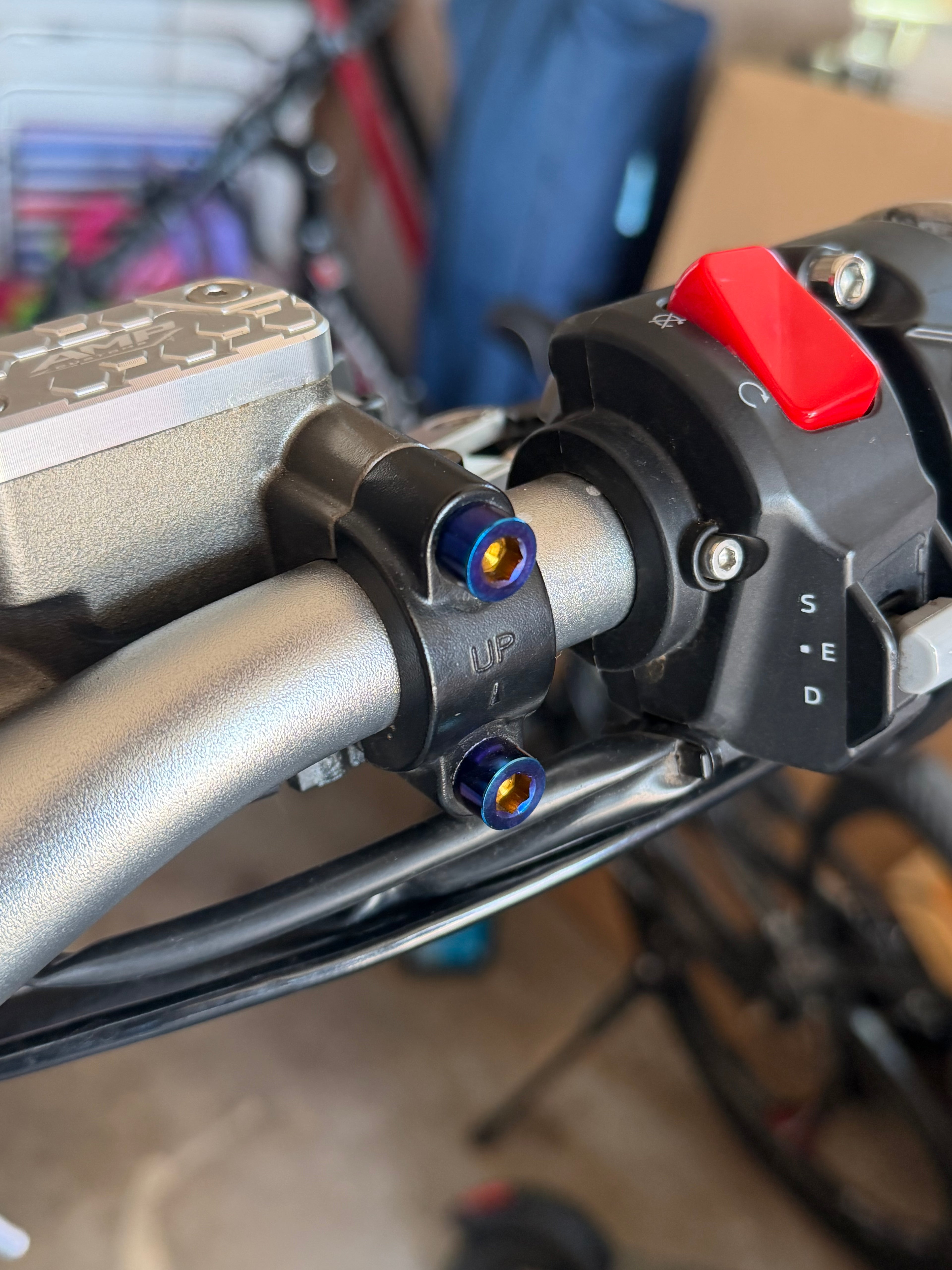 Titanium Bolts For Ultrabee Brake Mount